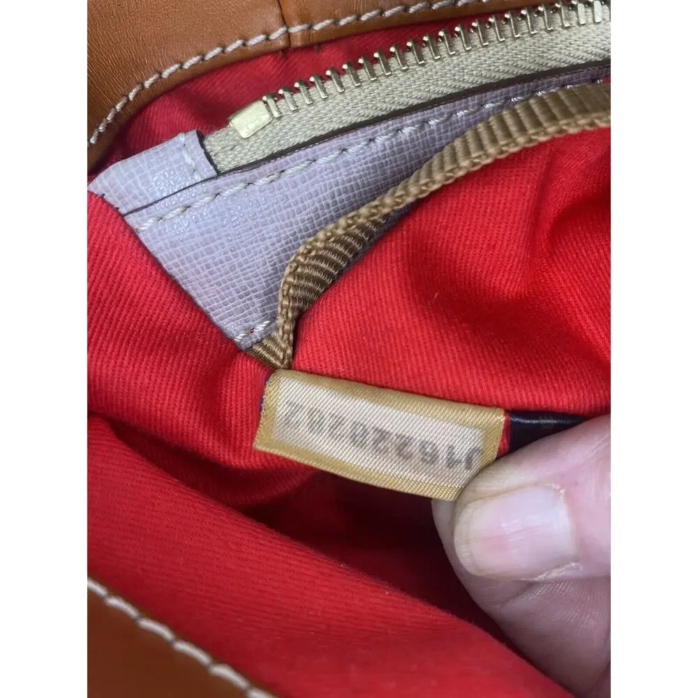 Dooney & Bourke Authenticated Ashby Saffiano Dk Pastel Pink Leather Shoulder Bag